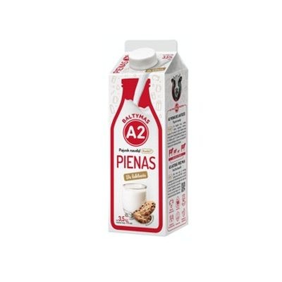 Pienas be laktozės 3,2%,Žemaitijos pienas, 0,9 L
